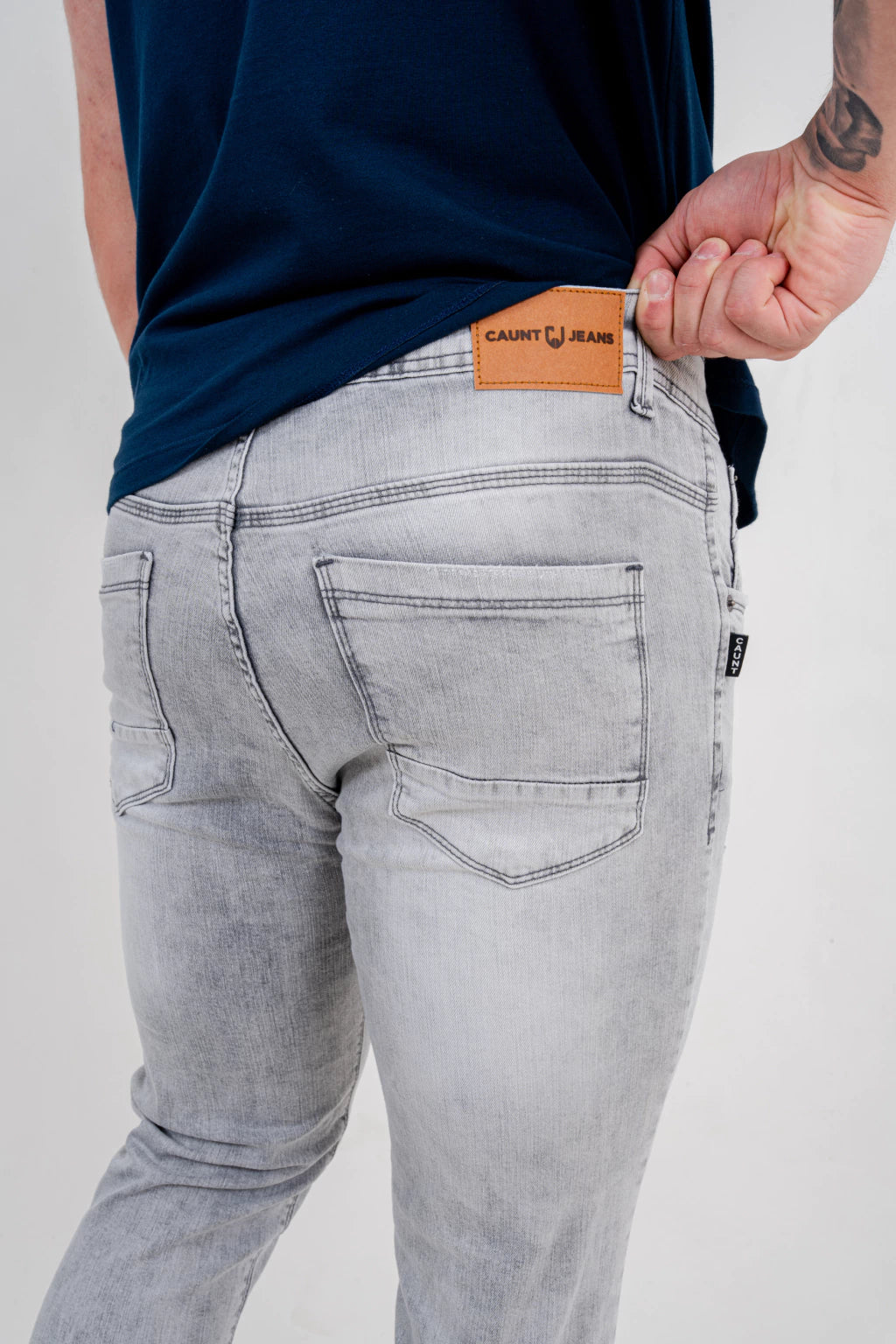 Calça Jeans Skinny Destroyed