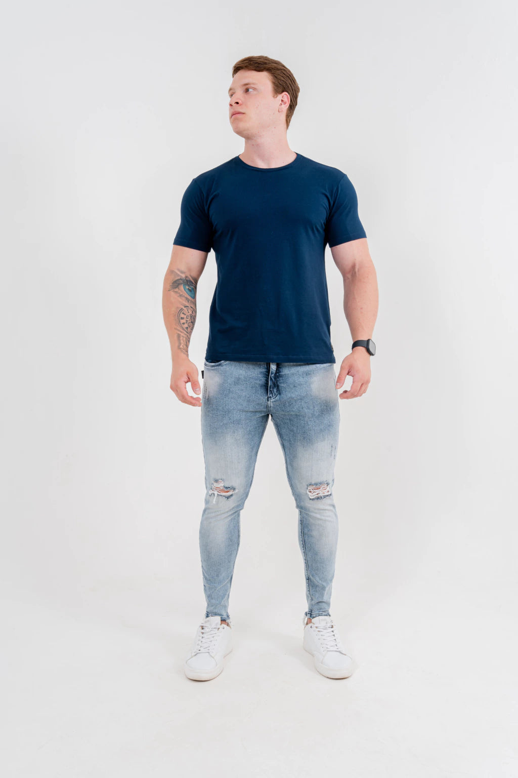 Calça Skinny Destroyed