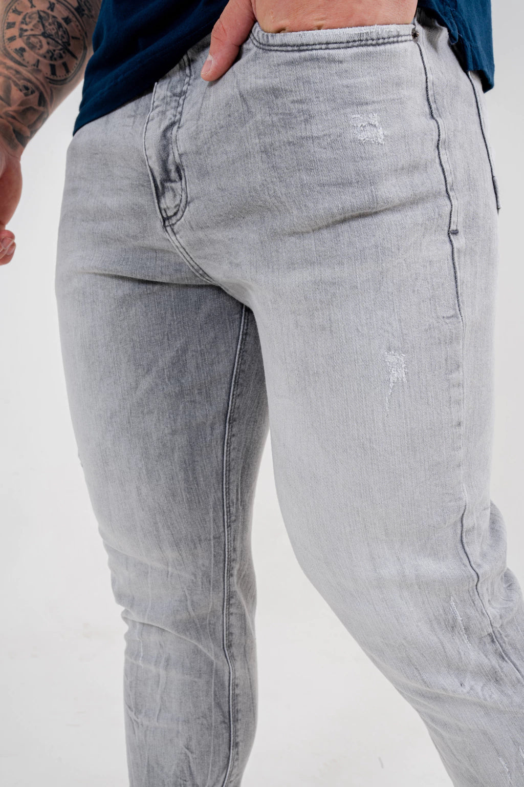 Calça Jeans Skinny Unha De Gato