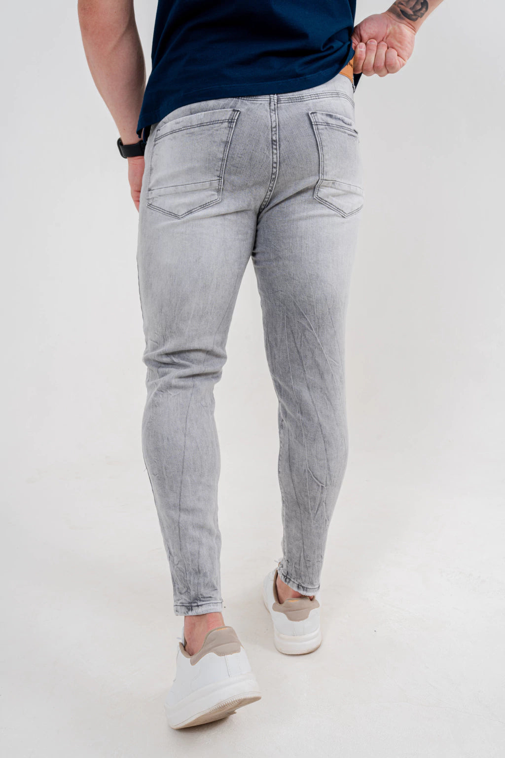 Calça Jeans Skinny Unha De Gato