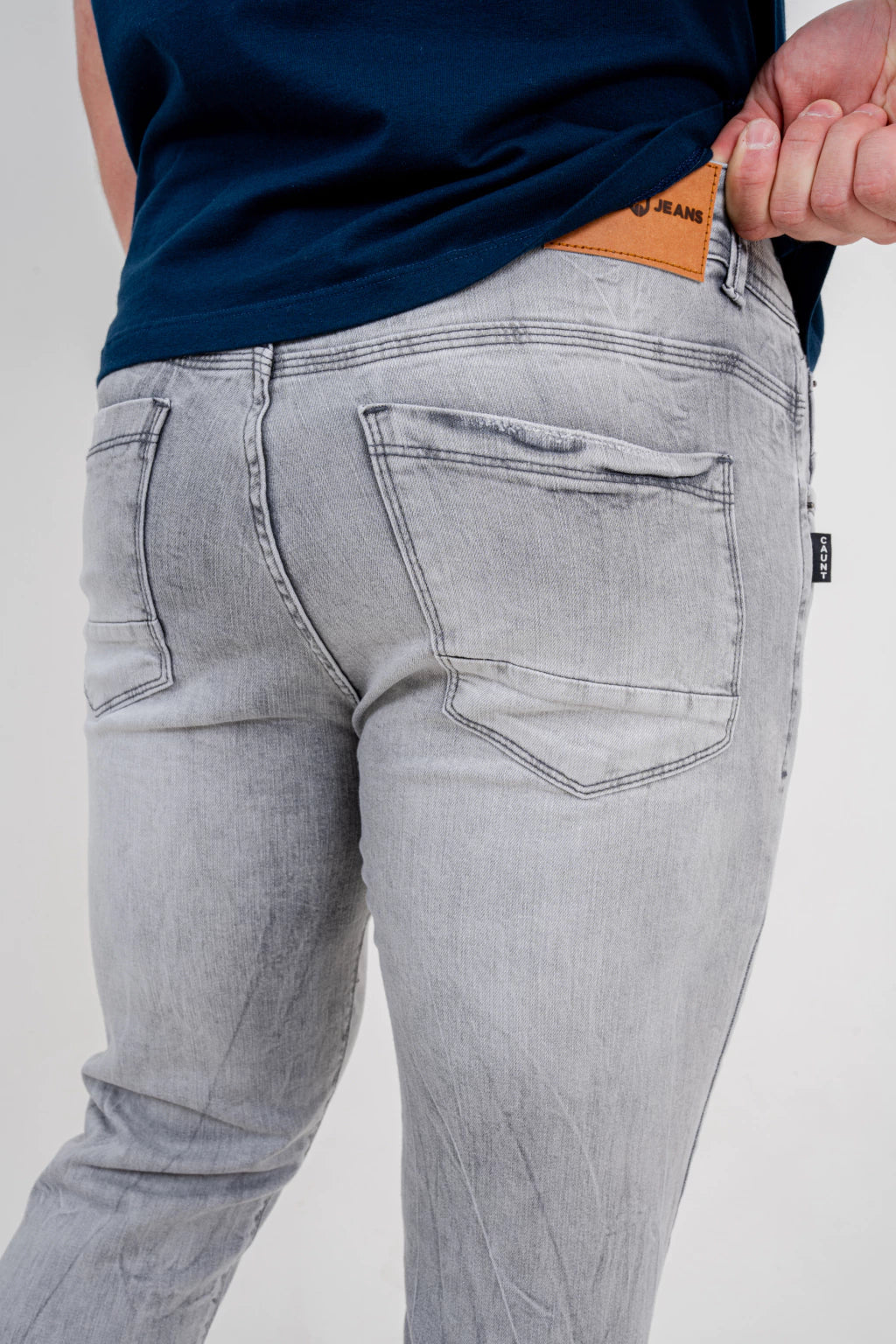 Calça Jeans Skinny Unha De Gato