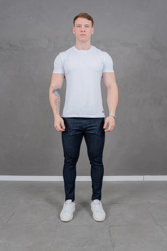 Calça Skinny Básica Escura