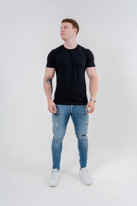 Calça Skinny Destroyed C/Pig.