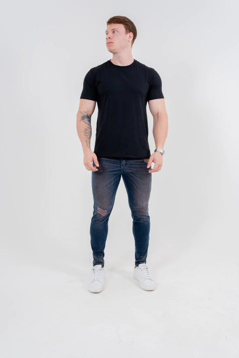 Calça Skinny Destroyed