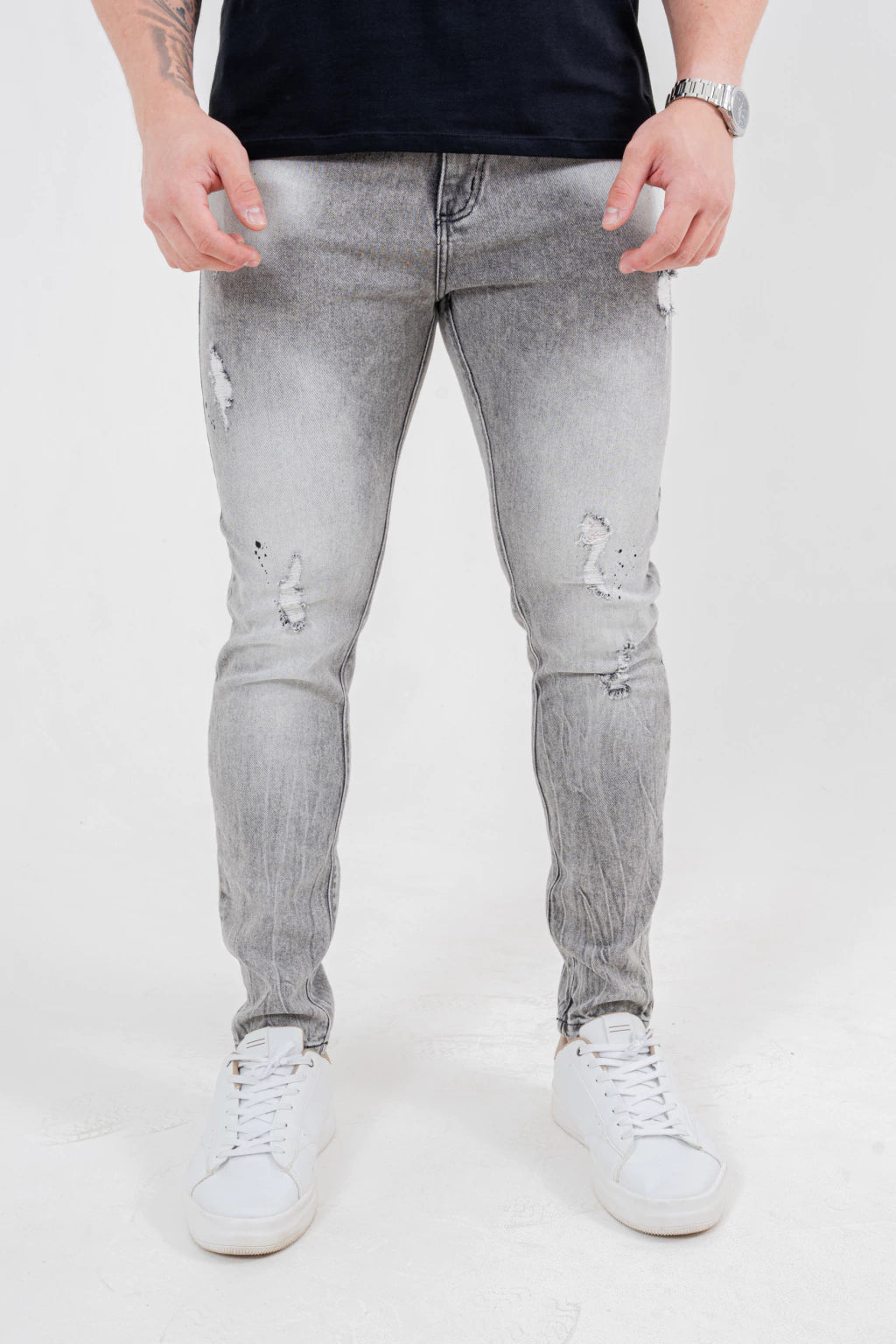 Calça Skinny Destroyed C/PIG.