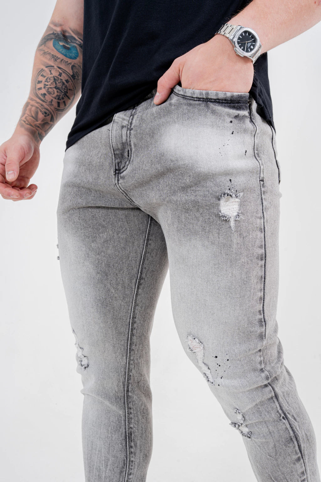 Calça Skinny Destroyed C/PIG.