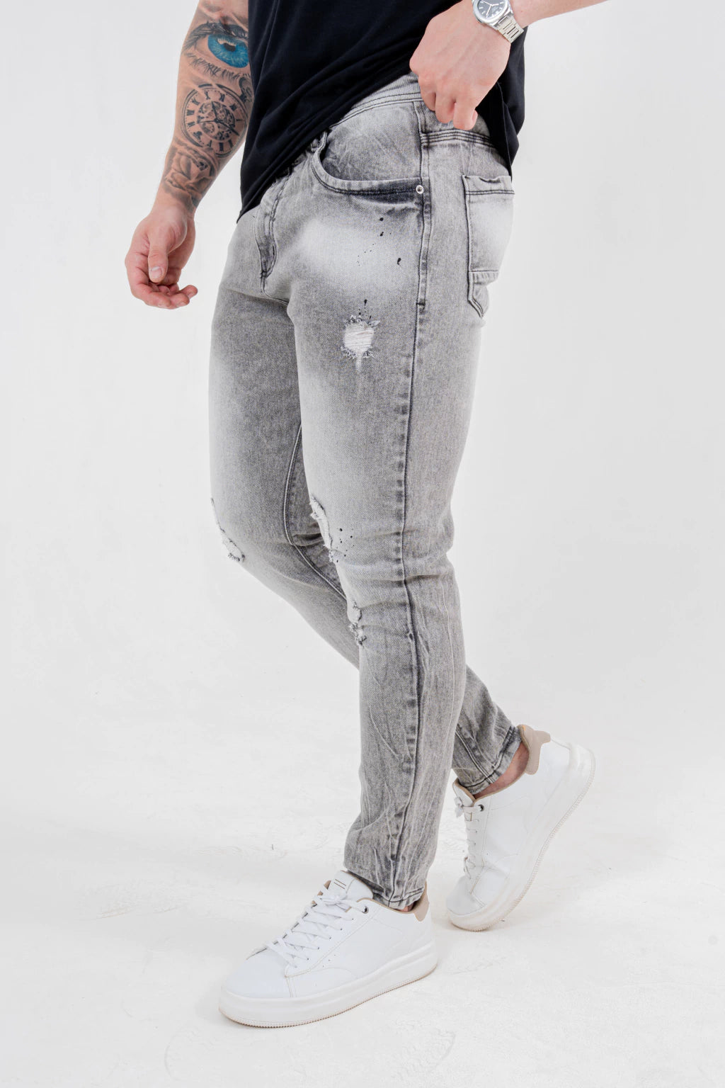 Calça Skinny Destroyed C/PIG.