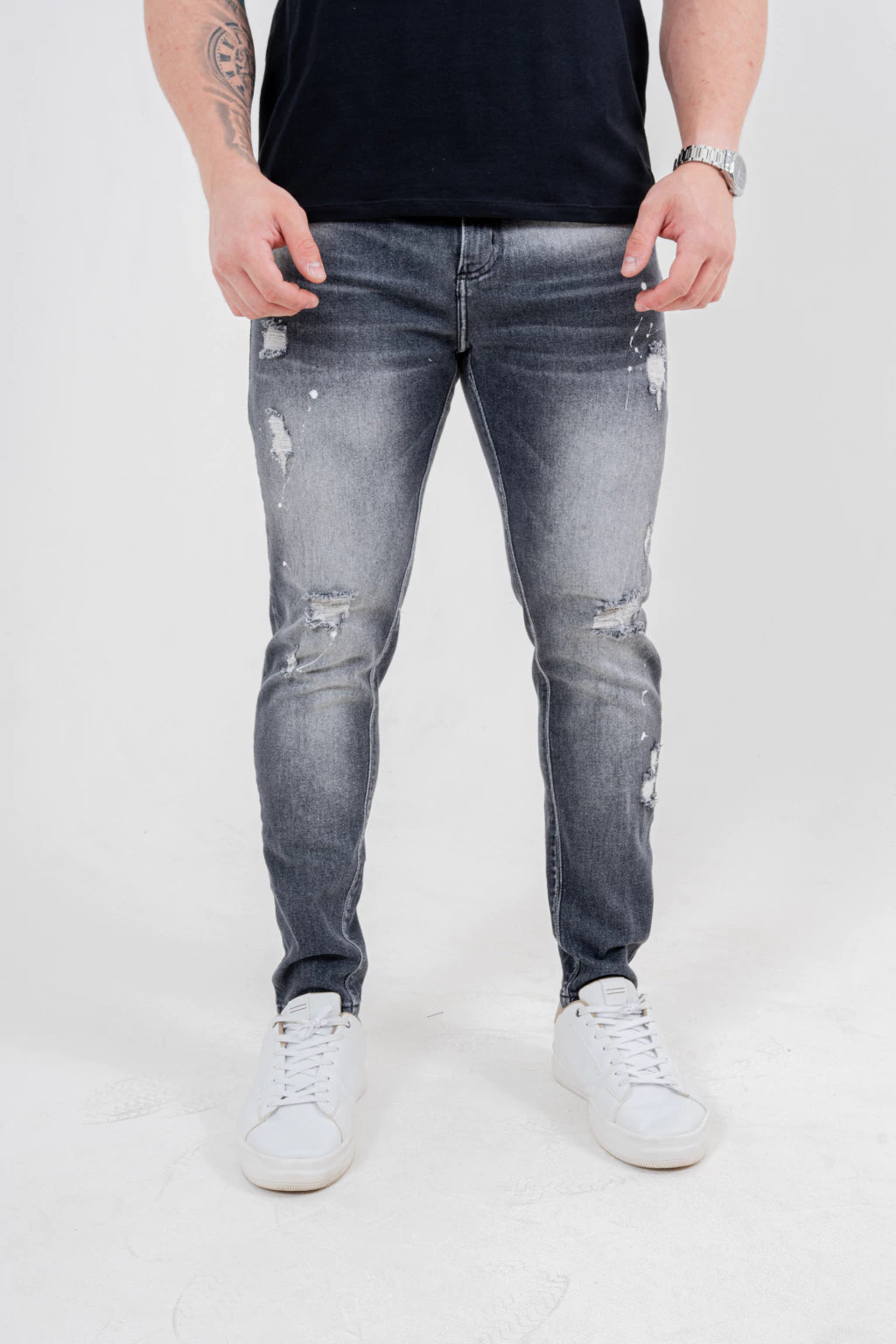 Calça Skinny Destroyed C/Pig.