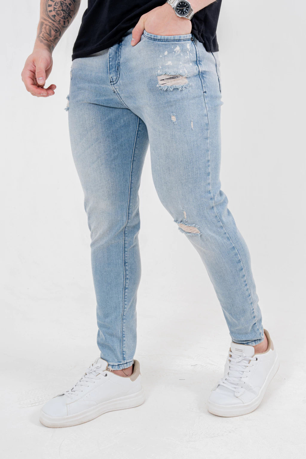 Calça Skinny Destroyed Clara