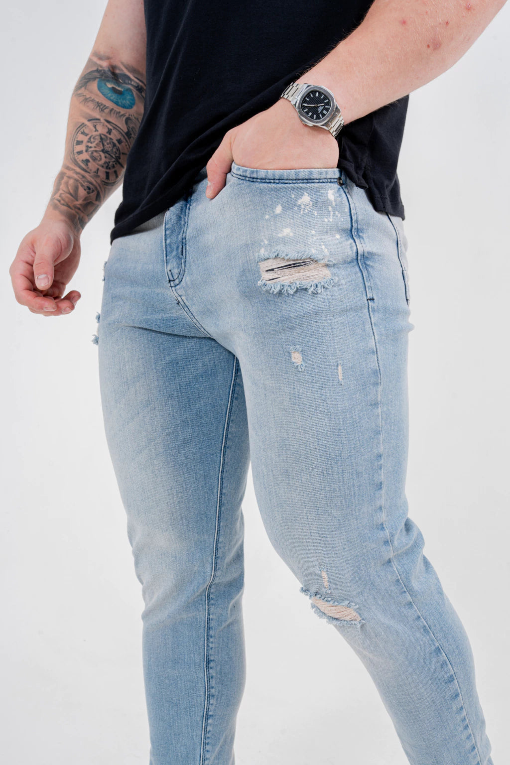 Calça Skinny Destroyed Clara