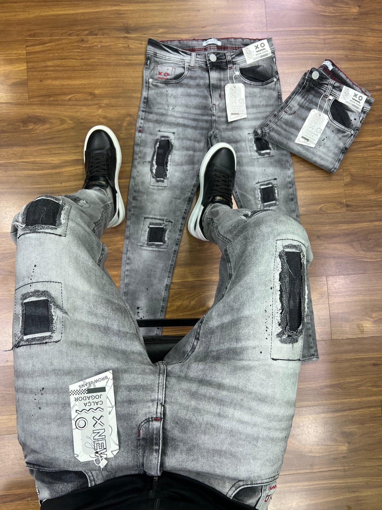 Calça Brow Jeans Quadradinha