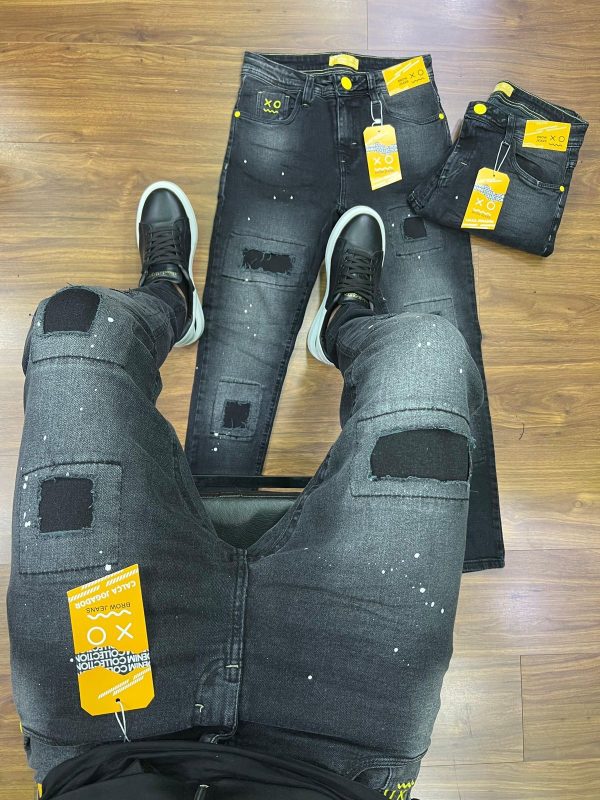 Calça Brow jeans grafite escura