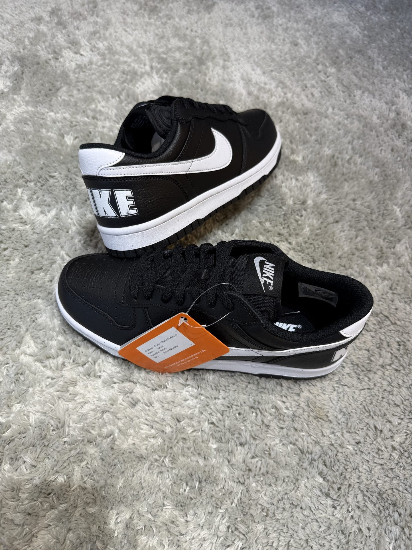 Tênis Nike Big low Preto/Branco