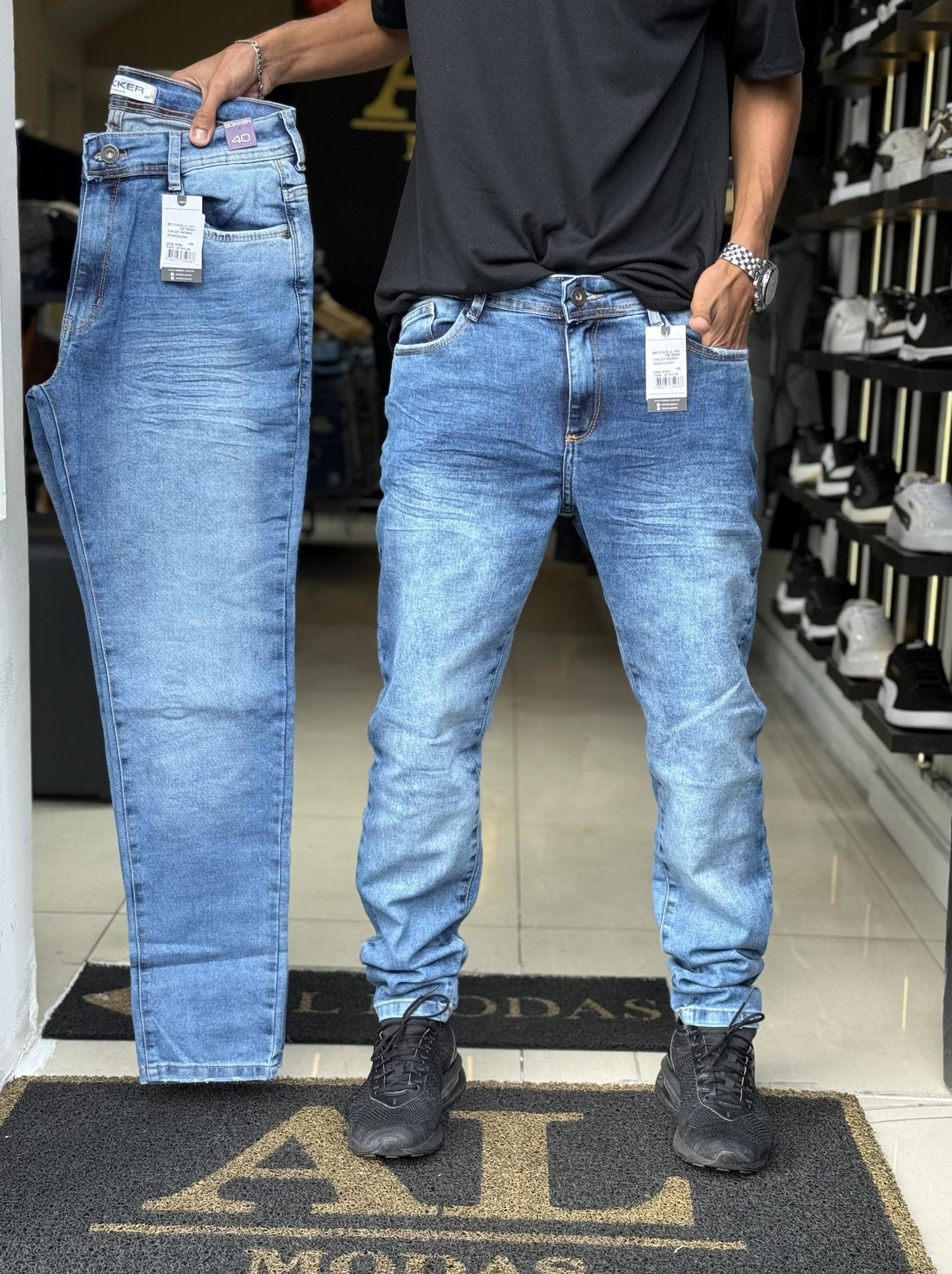 Calça Skinny bokker jeans