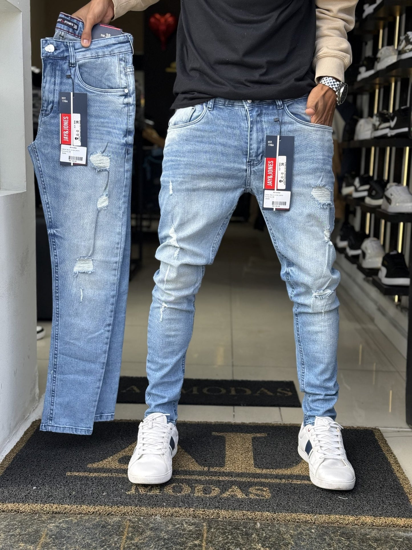 Calça Jay e Jones jeans