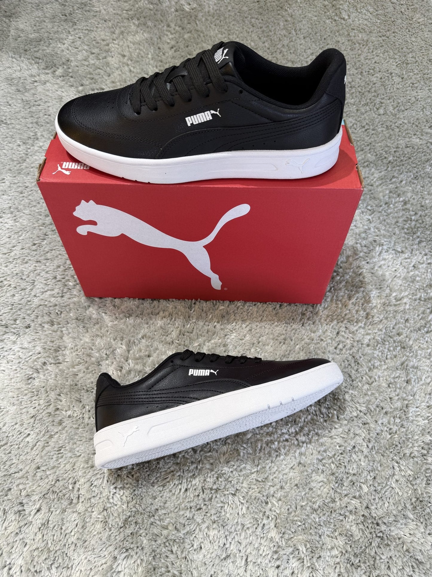 Tênis puma court Classic clean Black