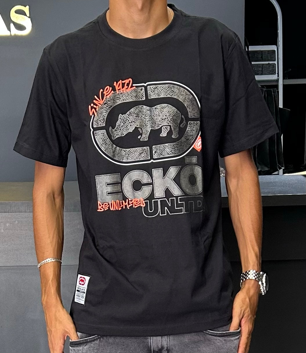 Camiseta ecko Label preta