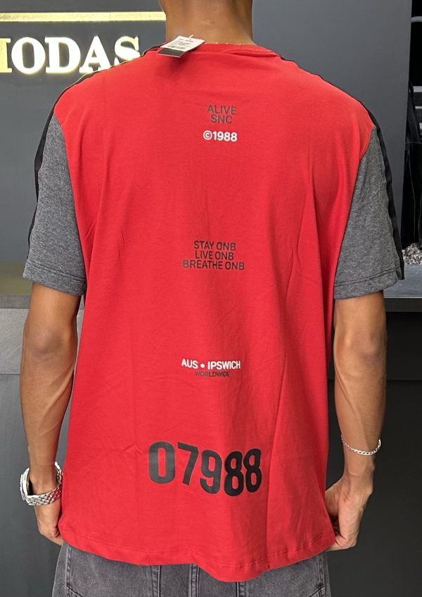 Camiseta ombongo wick vermelho