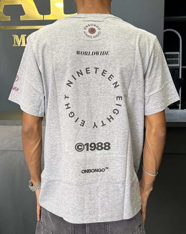 Camiseta ombongo on190 cinza