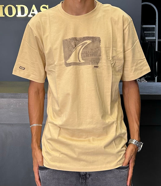 Camiseta HD Garopaba bege