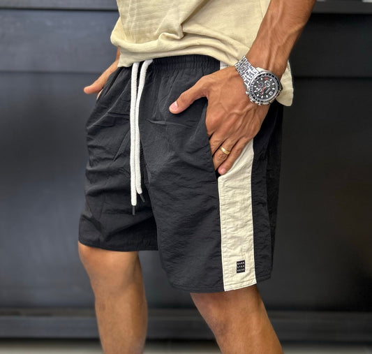 Shorts gangster microfibra Preto