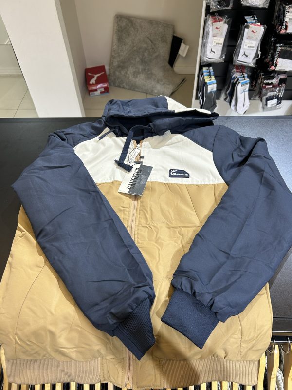 Jaqueta corta vento dupla face gangster