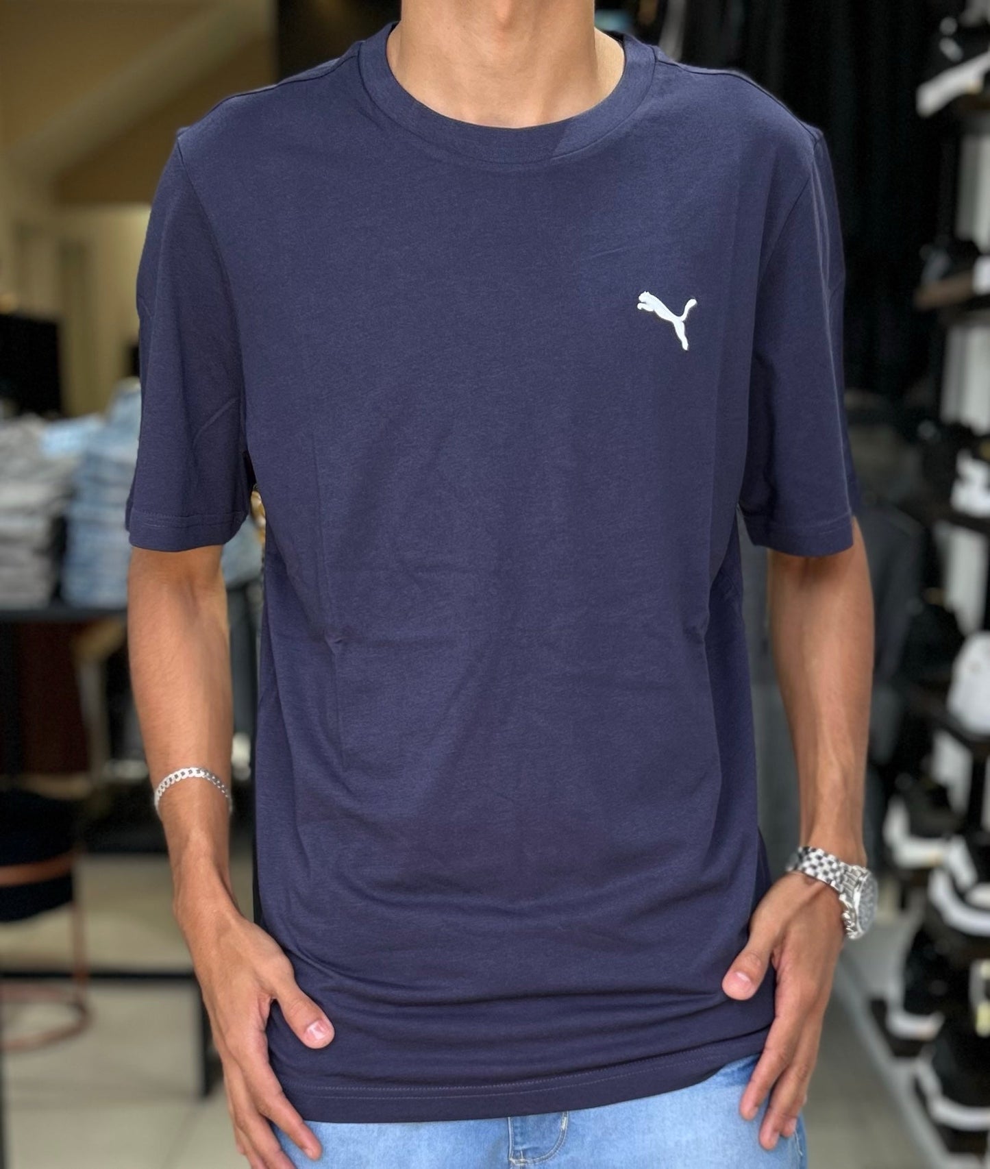 Camiseta Puma Marinho
