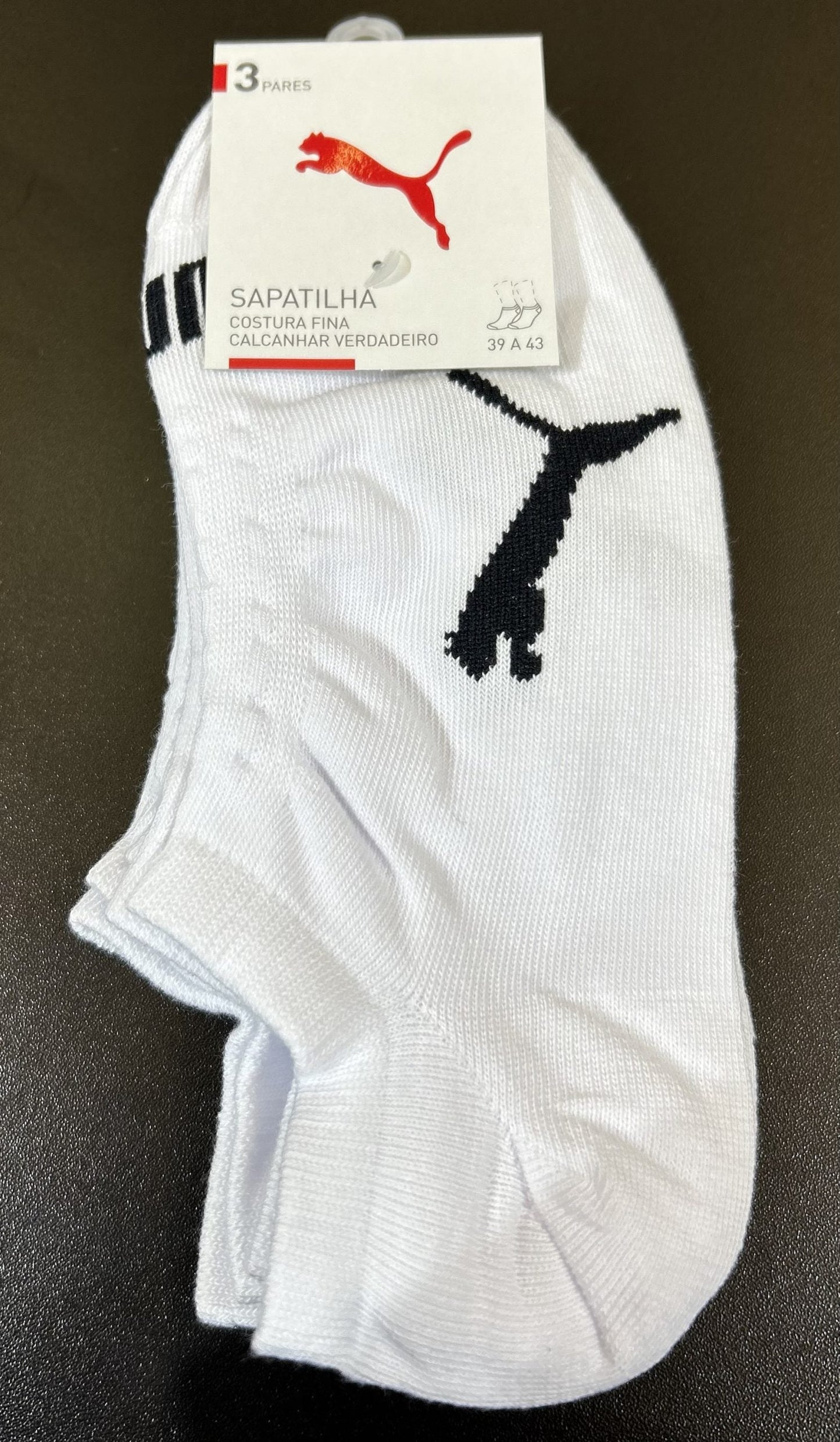 Meia sapatilha Puma 39 a 43