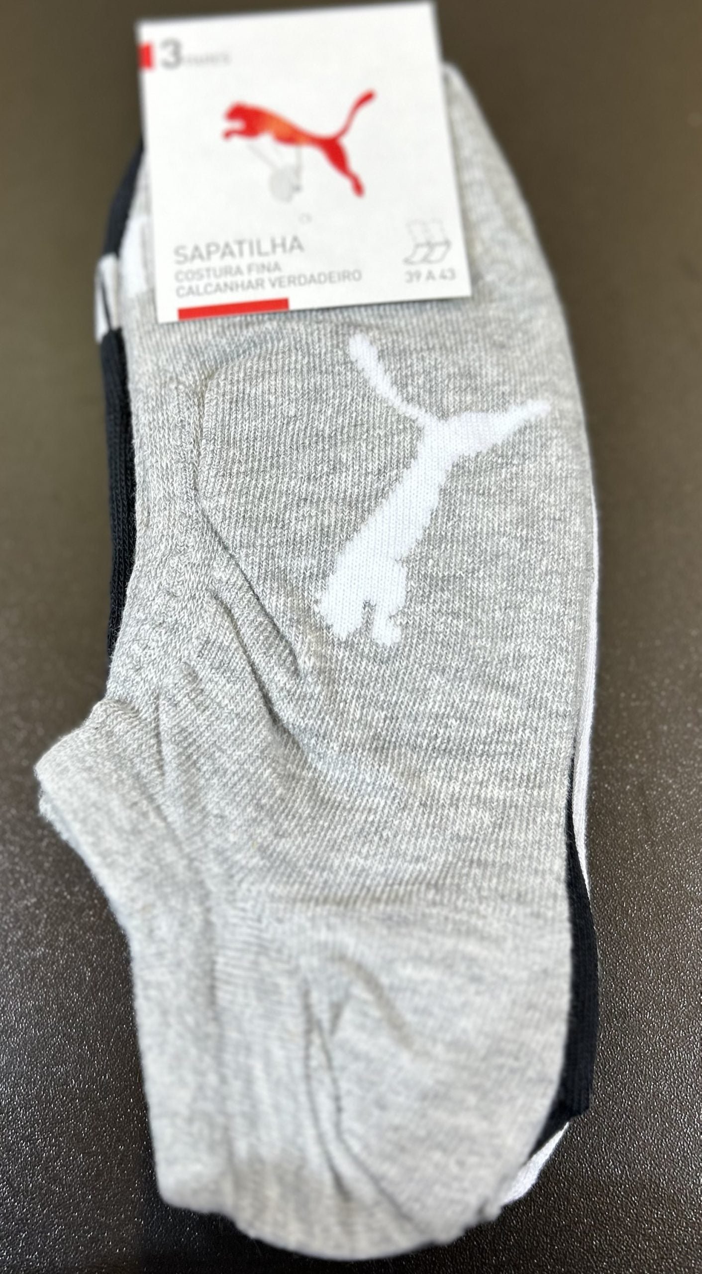 Meia sapatilha Puma 39 a 43