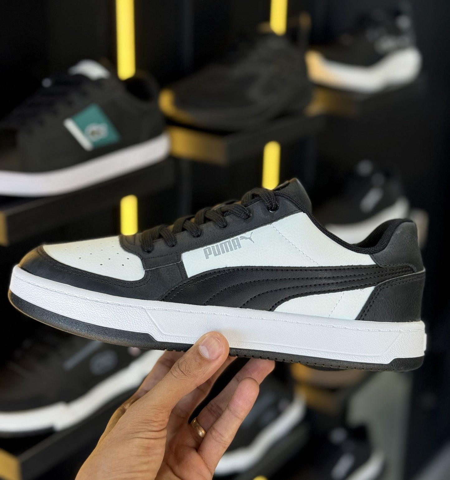 Tênis puma caven 2.0 bdp preto /branco