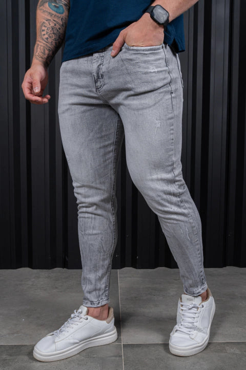 Calça Jeans Skinny Unha De Gato